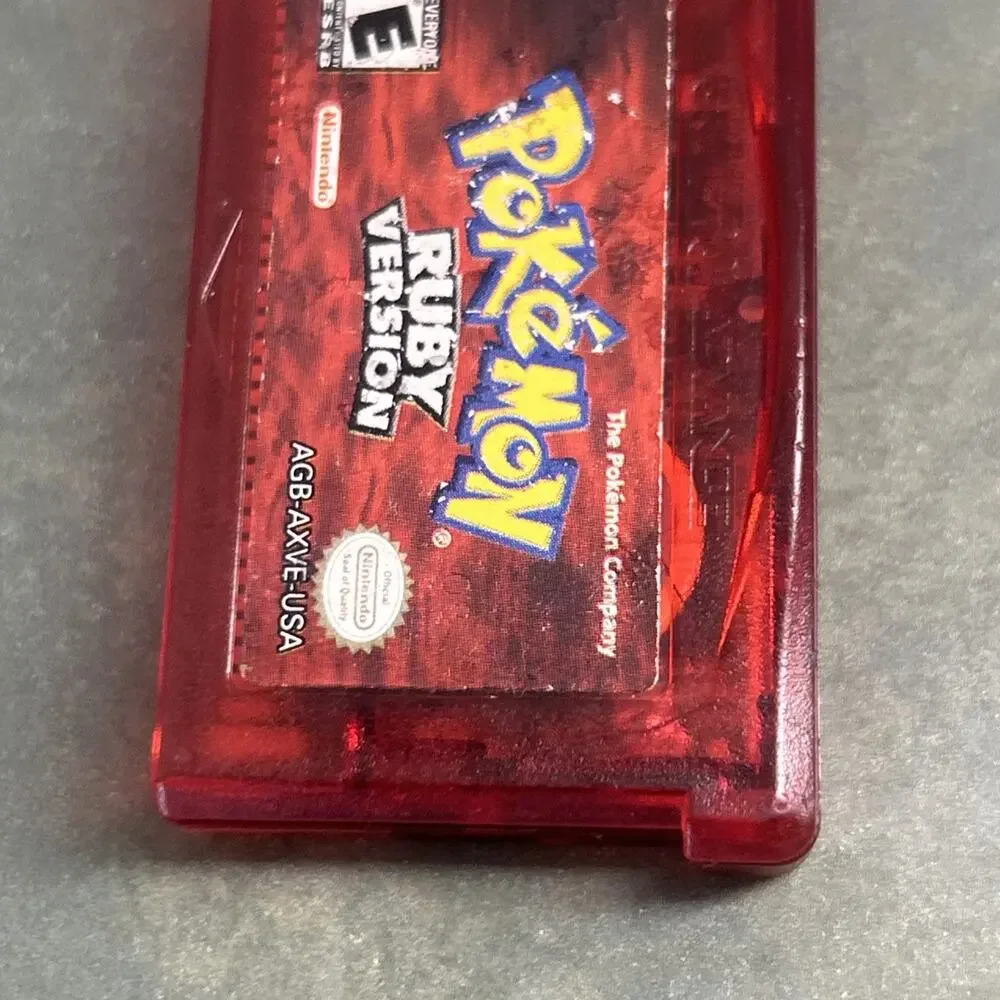 Pokemon Ruby Version Game Boy Advance GBA Authentic Tested New Battery READ